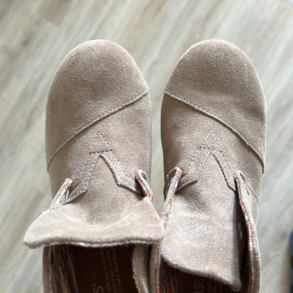 Toms suede wedge bootie - Picture 3 of 14